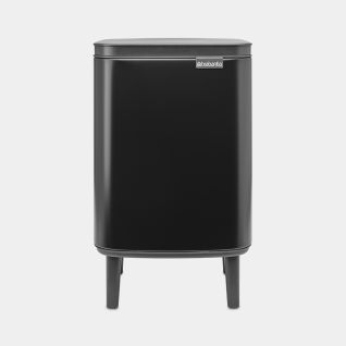 Bo Waste Bin Hi 7L - Matt Black