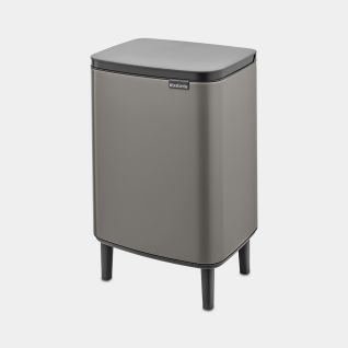 Bo Waste Bin Hi 12L - Platinum