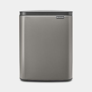 Bo Waste Trash Can 3.2 gallon (12 liter) - Platinum