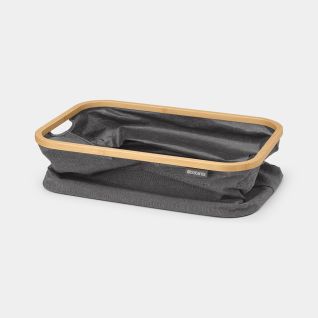 Foldable Laundry Basket 10.6 gallon (40L) - Pepper Black