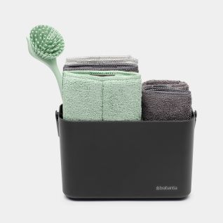 Set de caddie de rangement SinkSide, 8 pièces - Dark Grey