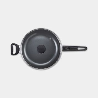 Indu Sauté Pan 28 cm, Non-Stick - Light Grey