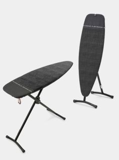Stoom- en strijkplank D 135x45 cm, hittebestendige parkeerzone - Denim Black
