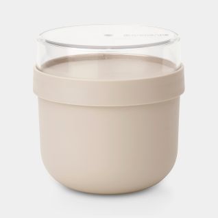 Make & Take Pot à encas 0.5L, Plastique - Soft Beige