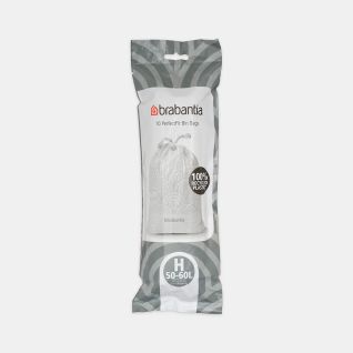 PerfectFit Bin Bags Code H (50-60 litre), Roll with 10 Bags