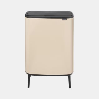 Bo Touch Bin Hi 60 litres - Soft Beige