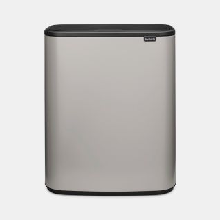 Bo Touch Bin 60 litri - Matt Steel Anti-ditate