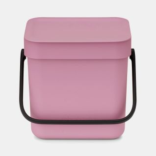 Sort & Go Waste Bin 3 litre - Lilac Pink