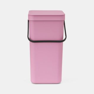 Sort & Go Waste Bin 16 litre - Lilac Pink