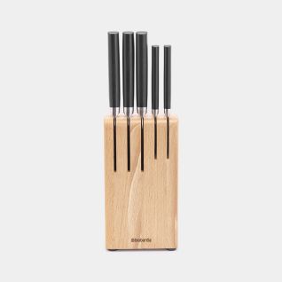 Knife Block plus Knives Wood - Profile