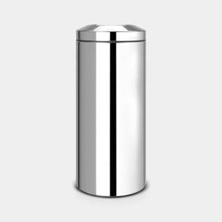 Flame Guard Trash Can 8 gallon (30 liter) - Brilliant Steel