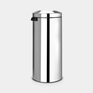 Flame Guard Trash Can 8 gallon (30 liter) - Brilliant Steel