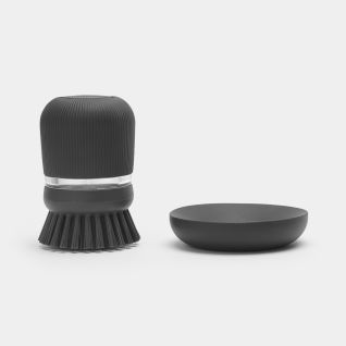 Brosse à vaisselle avec distributeur de savon Dark Grey