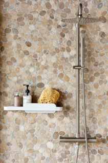 MindSet Shower Shelf with Squeegee White