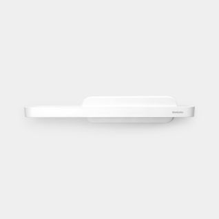 MindSet Shower Shelf with Squeegee White