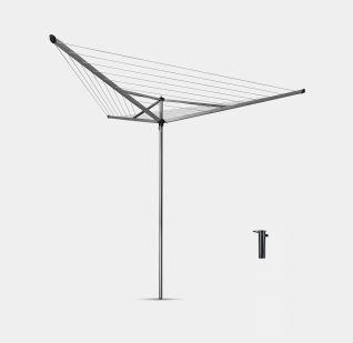Rotary Essential 30 metres with Ground Tube, &Oslash;35 mm  - Metallic Grey