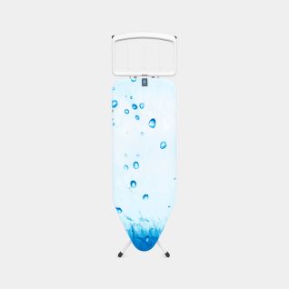 Mesa de planchar C 124 x 45 cm, para generador de vapor - Ice Water, Algodón Fairtrade