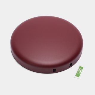 Lid NewIcon Step on Trash Can 8 gallon (30 liter) - Mineral Windsor Red