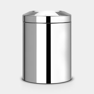 Flame Guard Trash Can 1.9 gallon (7 liter) - Brilliant Steel