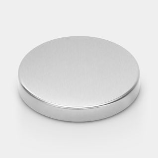 Lid Step on Trash Can 1.3 gallon (5 liter), Ø8.1 in (20.5cm) - Matte Steel