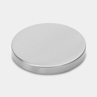 Tapa para cubo pedal, 20 litros/30 litros, diámetro 30cm 383205 - Matt Steel Fingerprint Proof