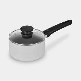 Casserole Indu+ 16 cm, antiadhésive - Light Grey