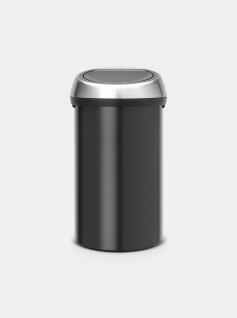 Touch Bin 60 litre - Matt Black