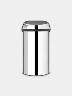 Touch Bin 60 litre - Brilliant Steel