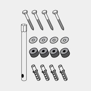 Kit de fixation WallFix Black