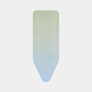 Strijkplankhoes C 124 x 45 cm, complete set - Soothing Sea, Fairtrade katoen