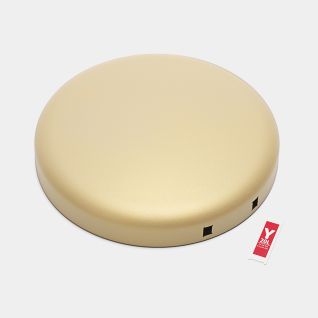 Deksel NewIcon pedaalemmer 20 liter - Mineral Golden Beach