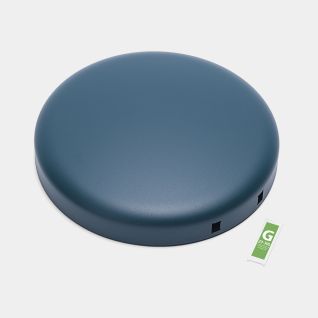 Lid NewIcon Step on Trash Can 8 gallon (30 liter) - Mineral Reflective Blue