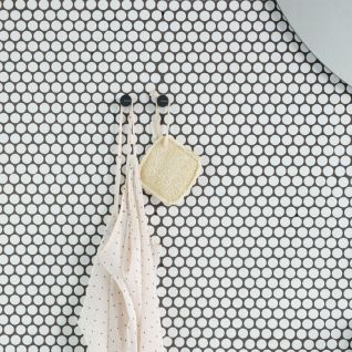 MindSet Towel Hooks set of 2 - Mineral Infinite Grey