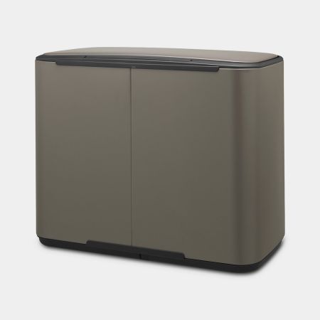 Bo Pedal Bin 11 + 23 litre - Platinum