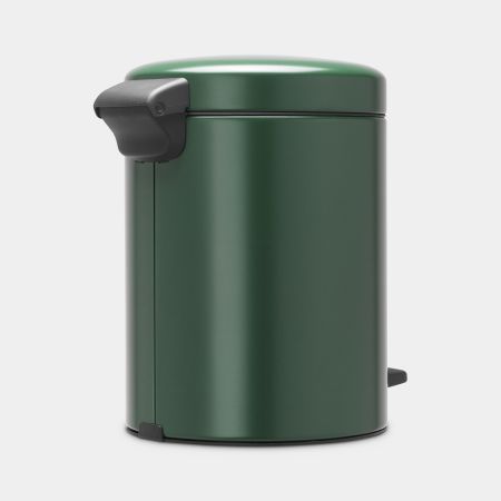 NewIcon Step on Trash Can 1.3 gallon (5 liter) - Pine Green