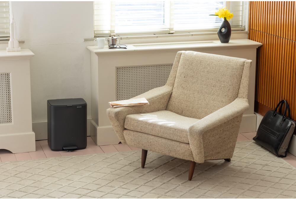 Cubo pedal Bo 12 litros - Mineral Infinite Grey