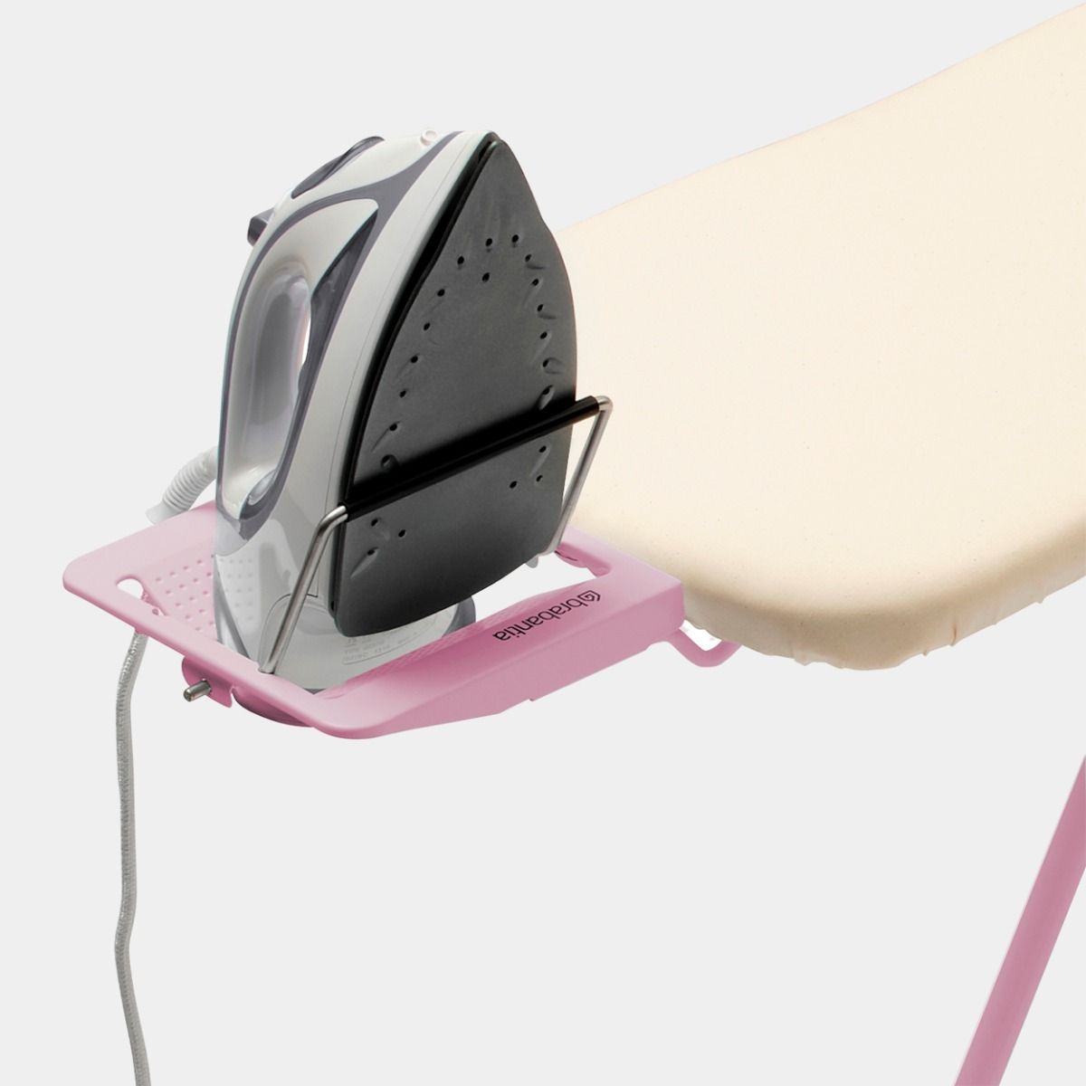 Table à repasser taille B 124 x 38 cm, pour fer vapeur - Lilac Waves, Fairtrade cotton