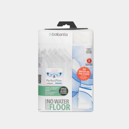 Bügelbrettbezug B 124 x 38 cm, komplettes Set - Bubbles, Fairtrade-Baumwolle