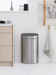 Touch Bin New Recycle 23 + 10 liter - Matt Steel
