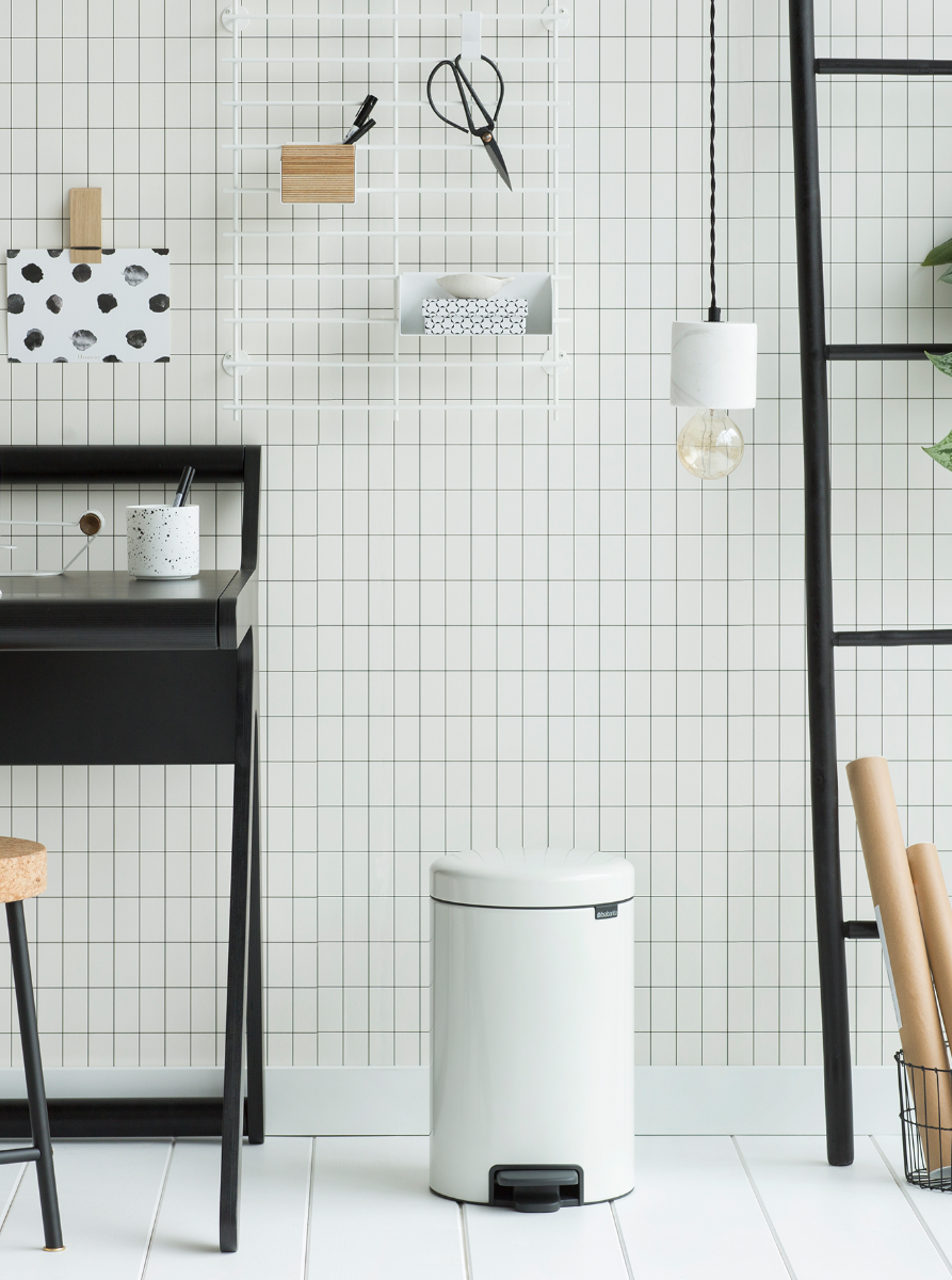 Treteimer newIcon 12 Liter - White