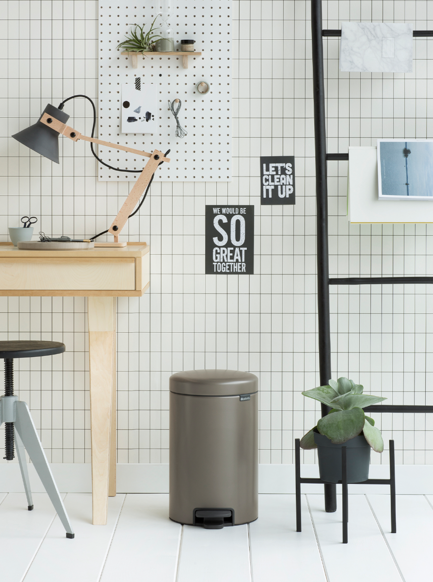 Treteimer newIcon 12 Liter - Platinum