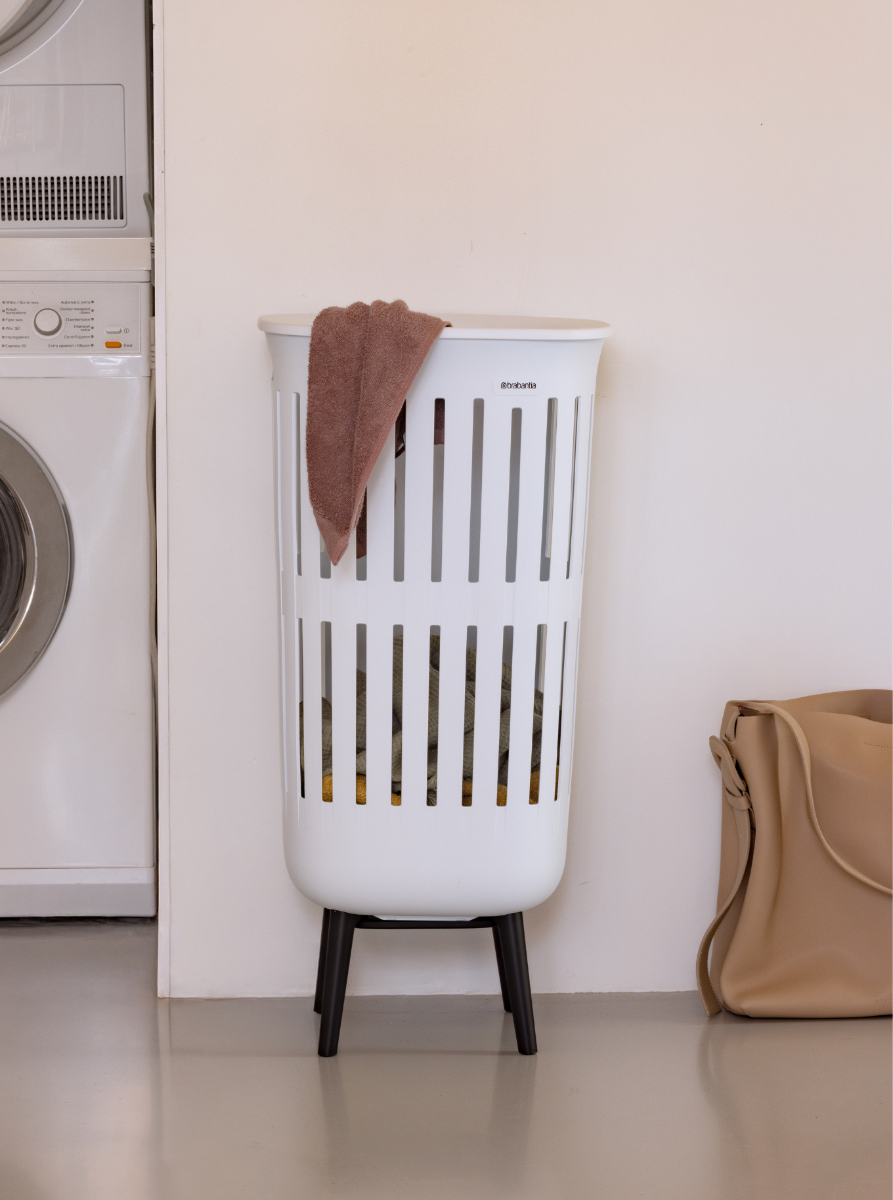 Corbeille à linge Collect-It Hi 55 litres, Set of 2 - White