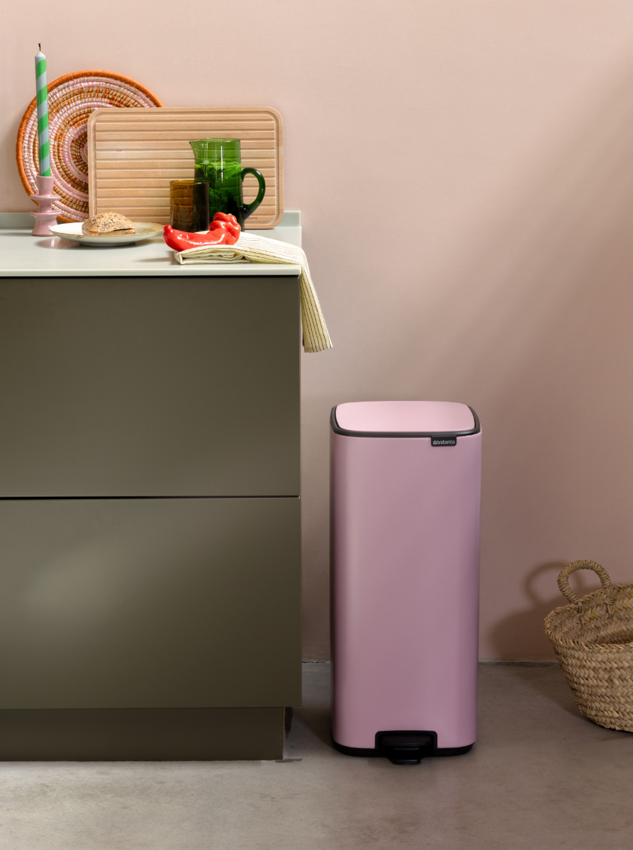 Bo Pedal Bin 36 litre - Lilac Pink