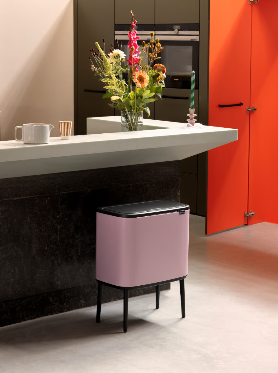 Bo Touch Bin 11 + 23 litre - Lilac Pink