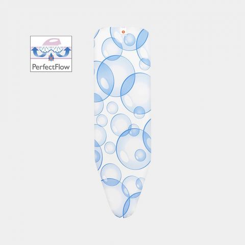 Ironing Board Cover B 124 x 38 cm, Complete Set - Bubbles