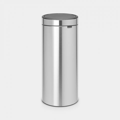 Touch Bin New 30 liter - Matt Steel