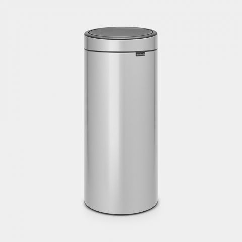 Touch Bin New 30 litros - Metallic Grey