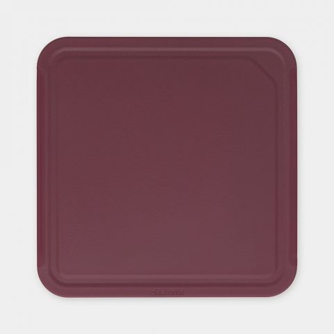 Planche à découper Moyen format, TASTY+ - Aubergine Red