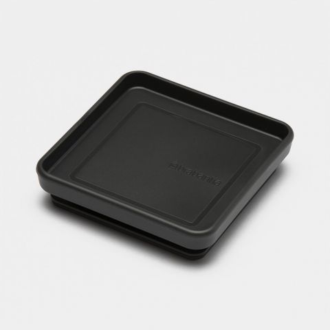 Lid Square Canister Dark Gray
