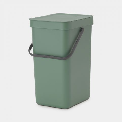 Sort & Go Waste Bin 12 litre - Fir Green